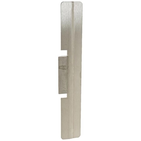 Don-Jo Manufacturing FL 212W6 -WH 12 In. Full Lip High Security Strike With 6 In. CTC Latch Holes; White Coated